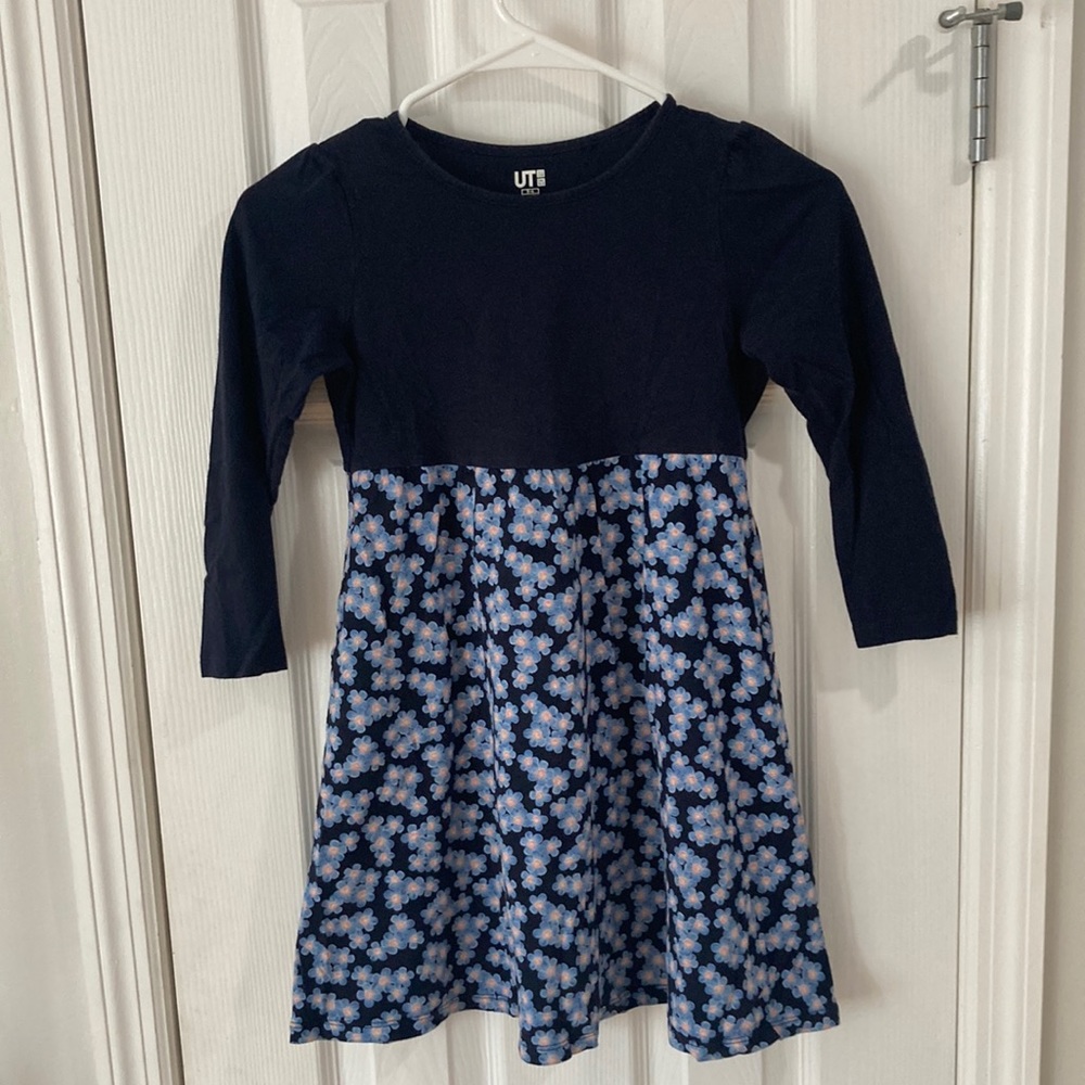 Girls Uniqlo floral dress